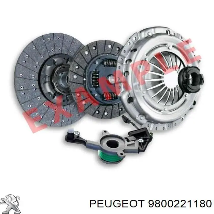 9823041680 Peugeot/Citroen Kit de embraiagem (3 peças)
