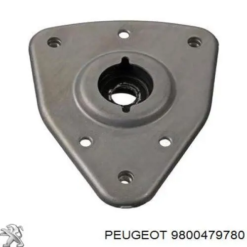 Suporte de amortecedor dianteiro 9800479780 Peugeot/Citroen