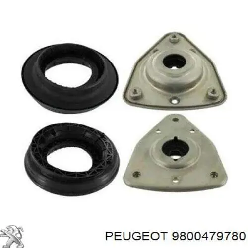 9800479780 Peugeot/Citroen Suporte de amortecedor dianteiro