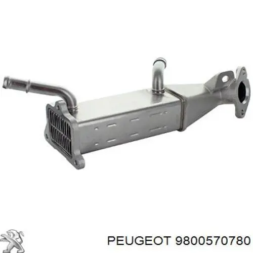 892746 Metzger Radiador do sistema EGR de recirculação dos gases de escape