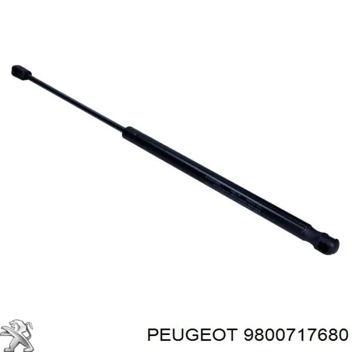 9800717680 Peugeot/Citroen Amortecedor de tampa de porta-malas (de 3ª/5ª porta traseira)