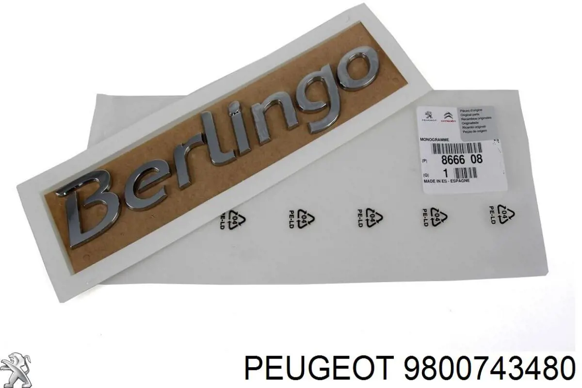  9800743480 Peugeot/Citroen