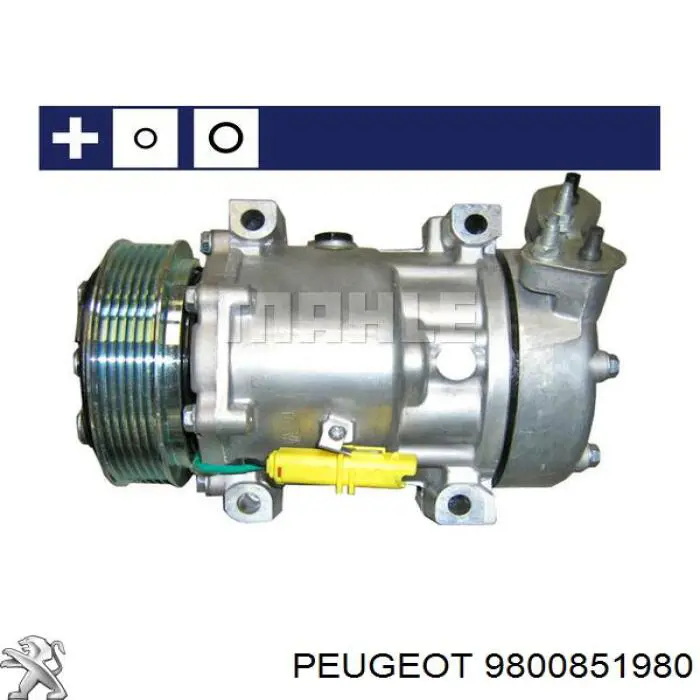 9800851980 Peugeot/Citroen Compressor de aparelho de ar condicionado