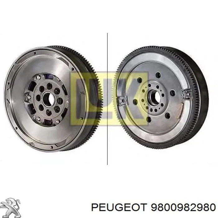 9800982980 Peugeot/Citroen Volante de motor