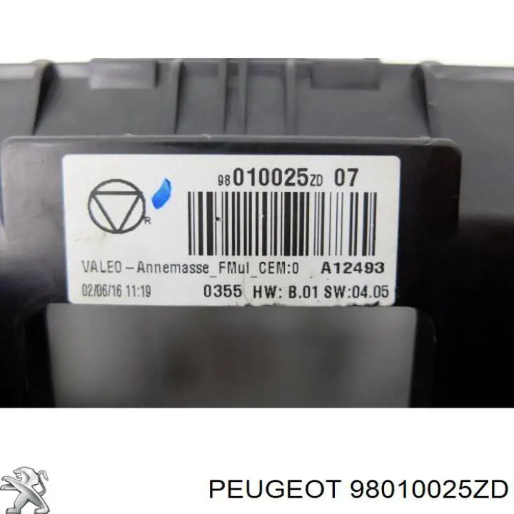 Compre 98010025ZD Peugeot/Citroen Mostrador multifuncional