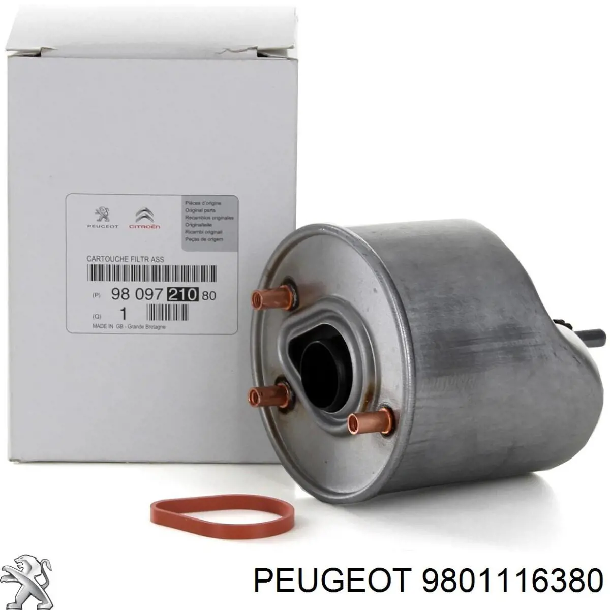 Filtro de combustível Peugeot/Citroen 9801116380 preço, a partir de 21,63 USD