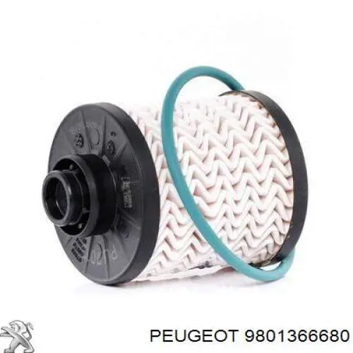 9801366680 Peugeot/Citroen Filtro de combustível