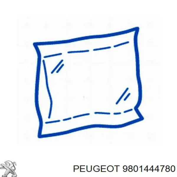 9801444780 Peugeot/Citroen Tampão de panela de motor