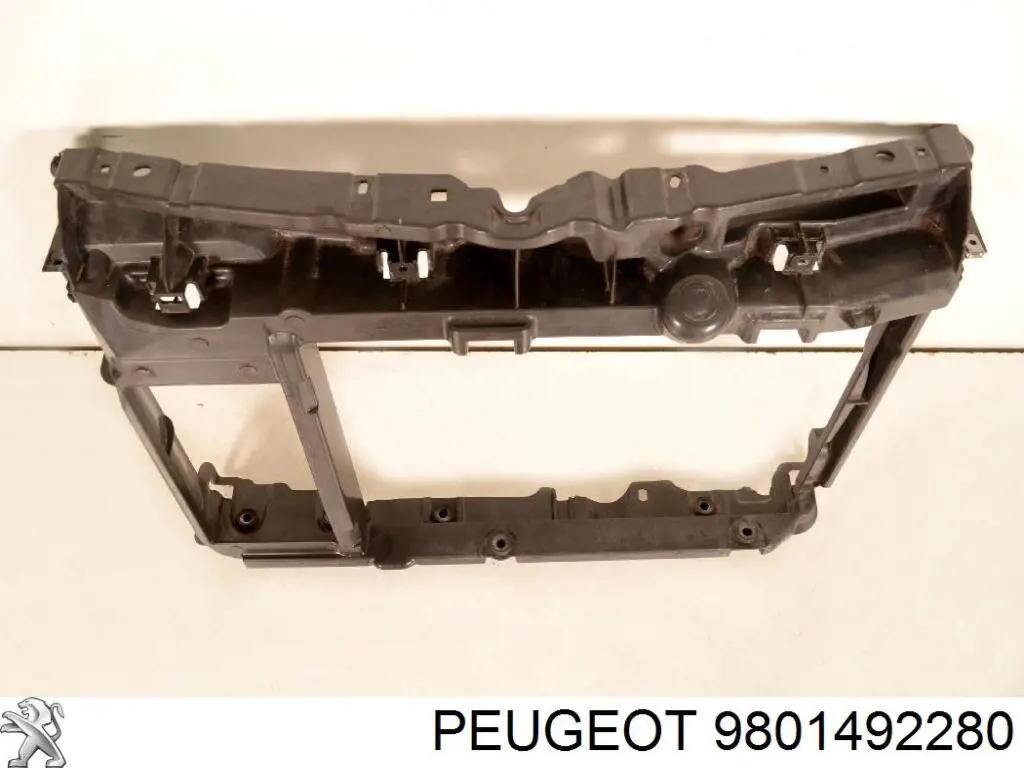 Compre 9801492280 Peugeot/Citroen Suporte do radiador montado (painel de montagem de fixação das luzes)