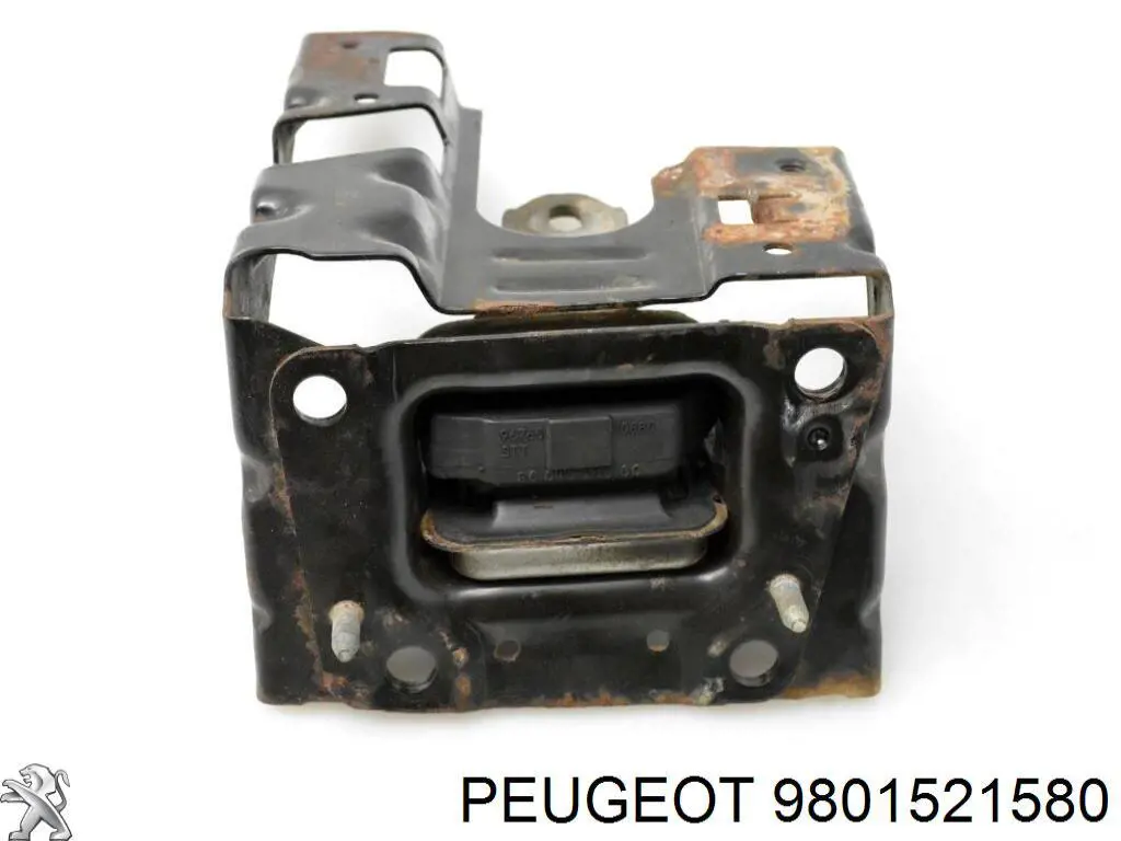 9801521580 Peugeot/Citroen Coxim (suporte) esquerdo de motor