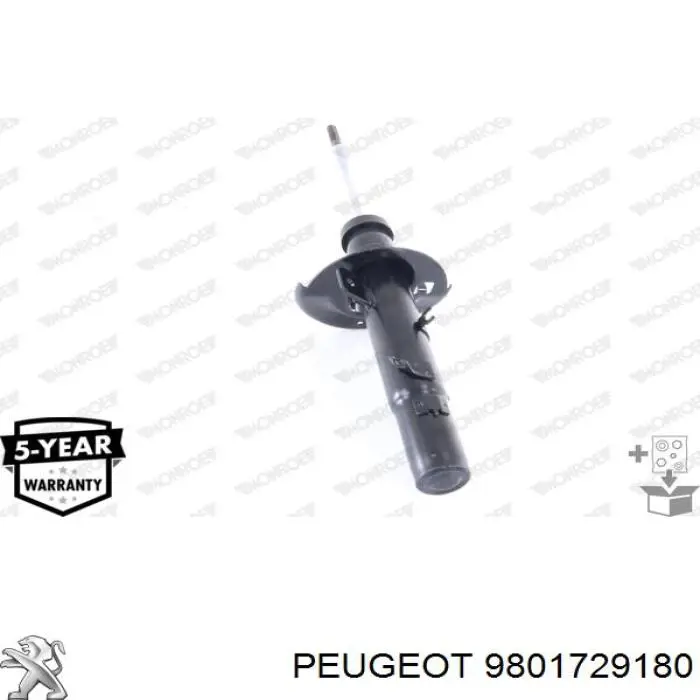 Amortecedor dianteiro direito Peugeot/Citroen 9801729180 preço, a partir de 69,81 USD