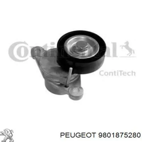 9801875280 Peugeot/Citroen Reguladora de tensão da correia de transmissão
