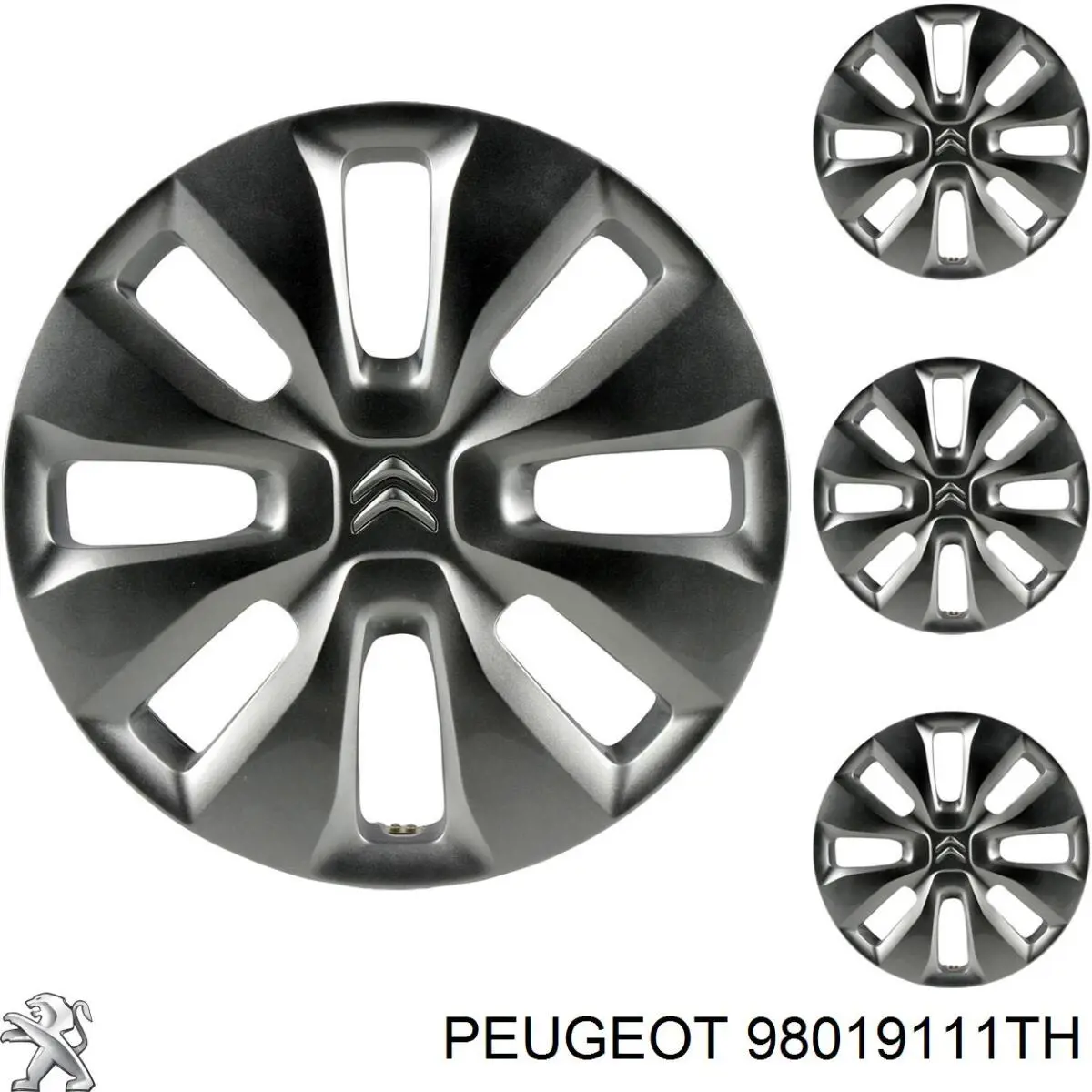 Compre 98019111TH Peugeot/Citroen Coberta de disco de roda