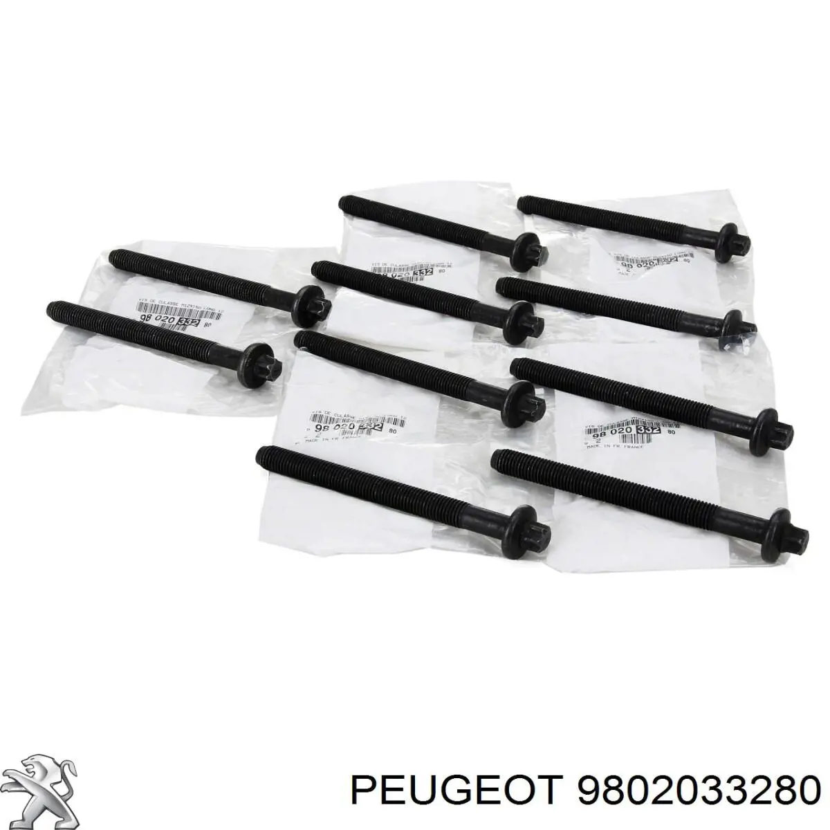 Parafuso de cabeça de motor (CBC) Peugeot/Citroen 9802033280 preço, a partir de 15,90 USD