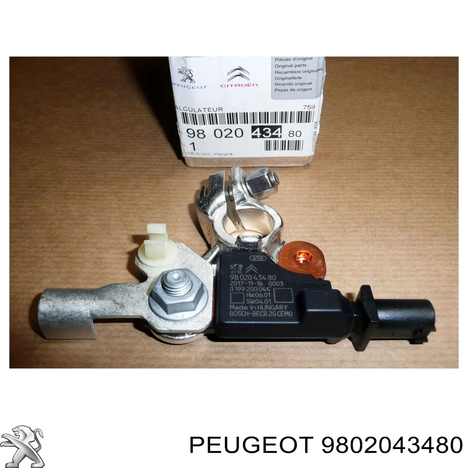  Peugeot/Citroen 9802043480 preço, a partir de 110,67 USD