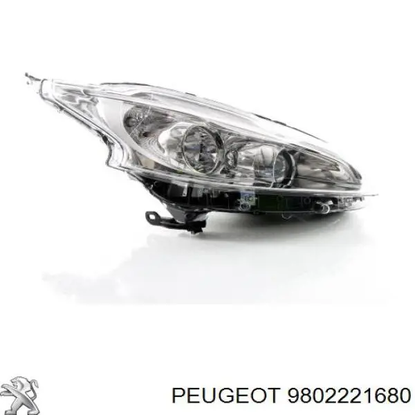 9802221680 Peugeot/Citroen Luz direita