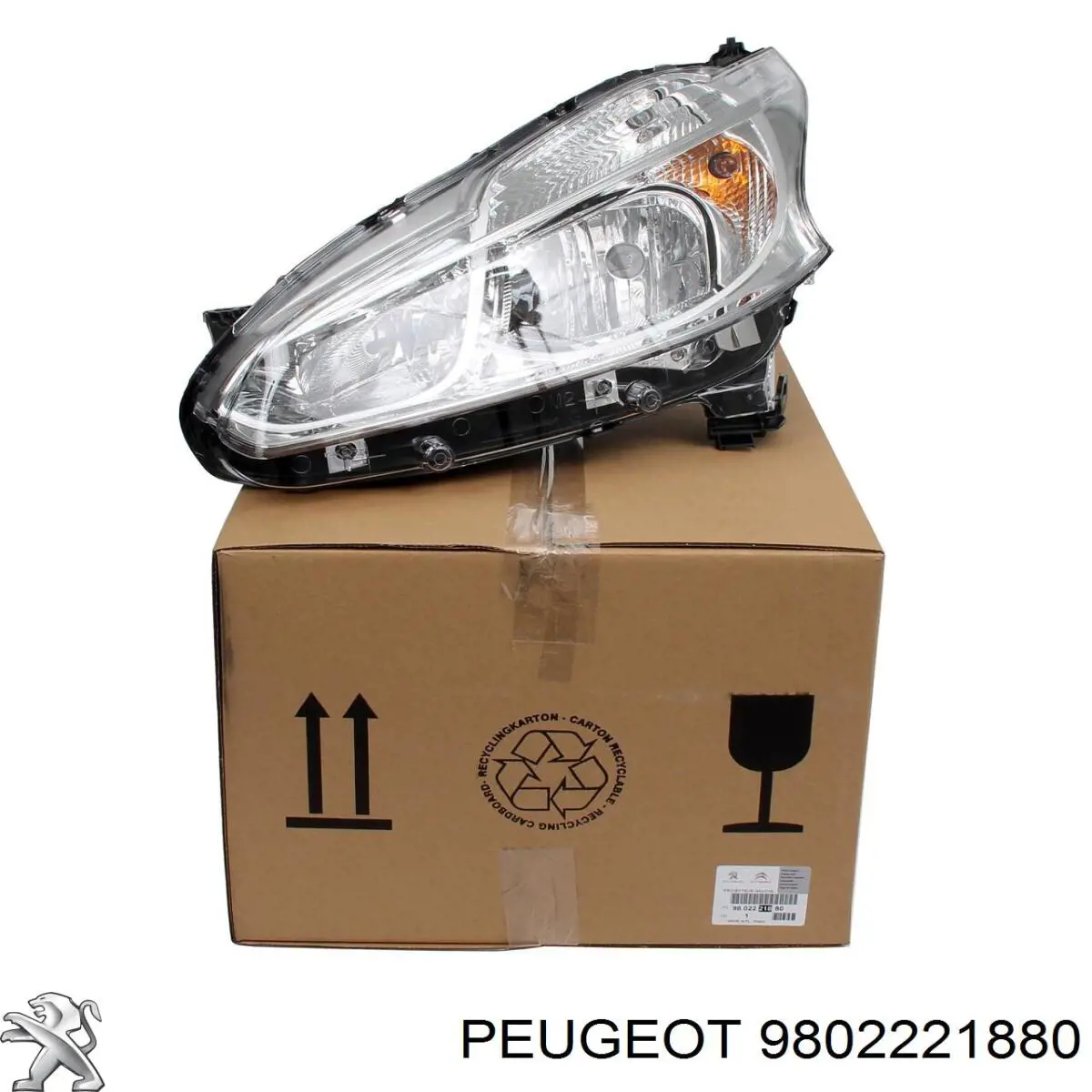 9802221880 Peugeot/Citroen Luz esquerda