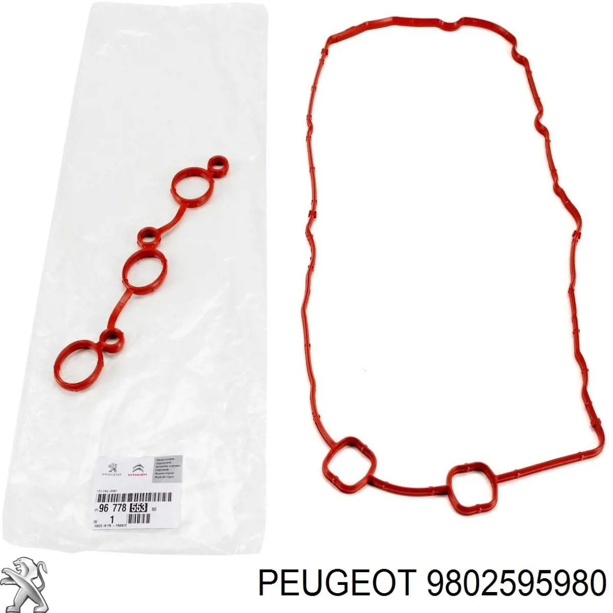 Vedante superior da tampa de válvulas de motor 9802595980 Peugeot/Citroen
