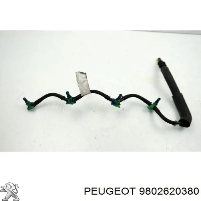 9802620380 Peugeot/Citroen Tubo de combustível, inverso desde os injetores
