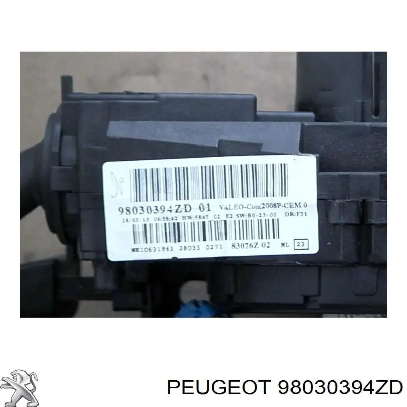 Comutador instalado na coluna da direção, montado Peugeot/Citroen 98030394ZD preço, a partir de 180,47 USD