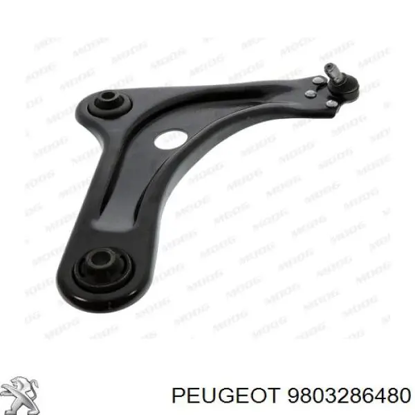 9803286480 Peugeot/Citroen Braço oscilante inferior direito de suspensão dianteira