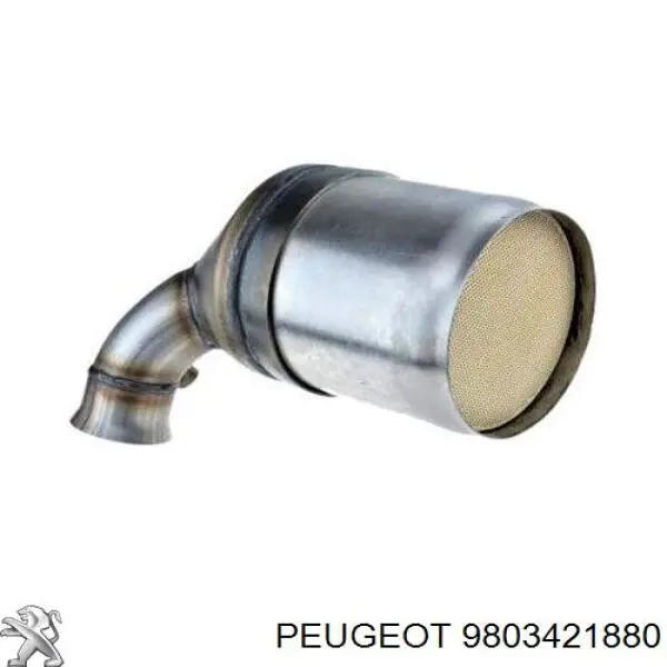 9803421880 Peugeot/Citroen Filtro de partículas do sistema dos gases de escape