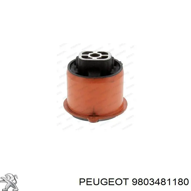 9803481180 Peugeot/Citroen Bloco silencioso de viga traseira (de plataforma veicular)