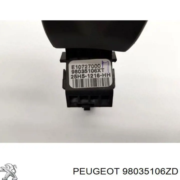 Comutador de controlo de cruzeiro 98035106ZD Peugeot/Citroen