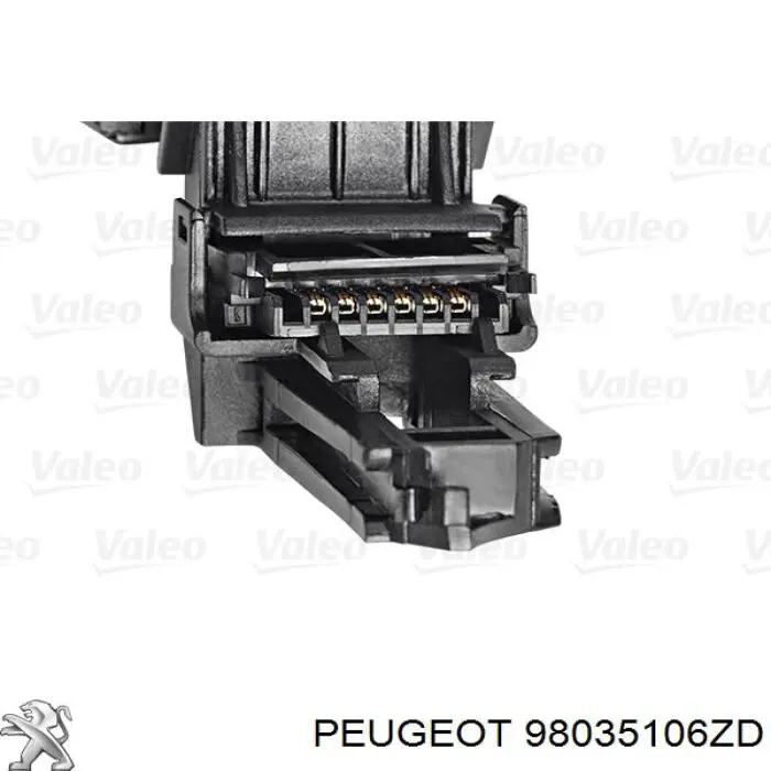Comutador de controlo de cruzeiro Peugeot/Citroen 98035106ZD