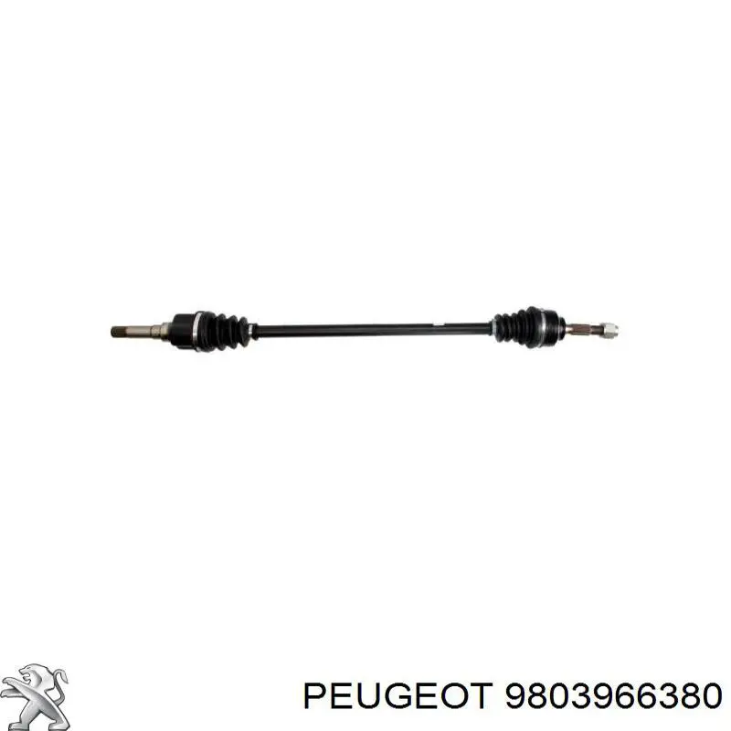 9803966380 Peugeot/Citroen Semieixo (acionador) dianteiro direito
