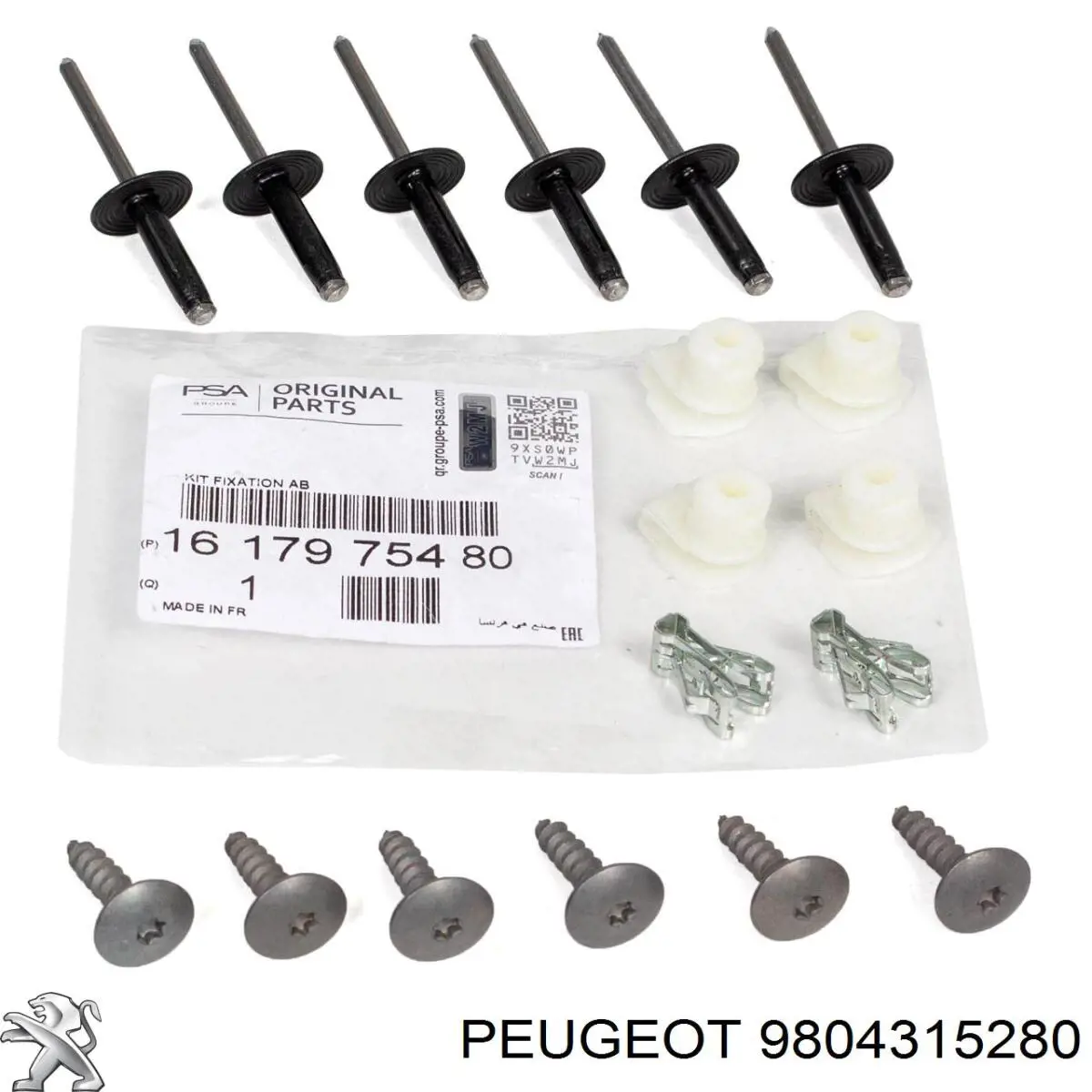 9804315280 Peugeot/Citroen Retrorrefletor (refletor) do pára-choque traseiro esquerdo