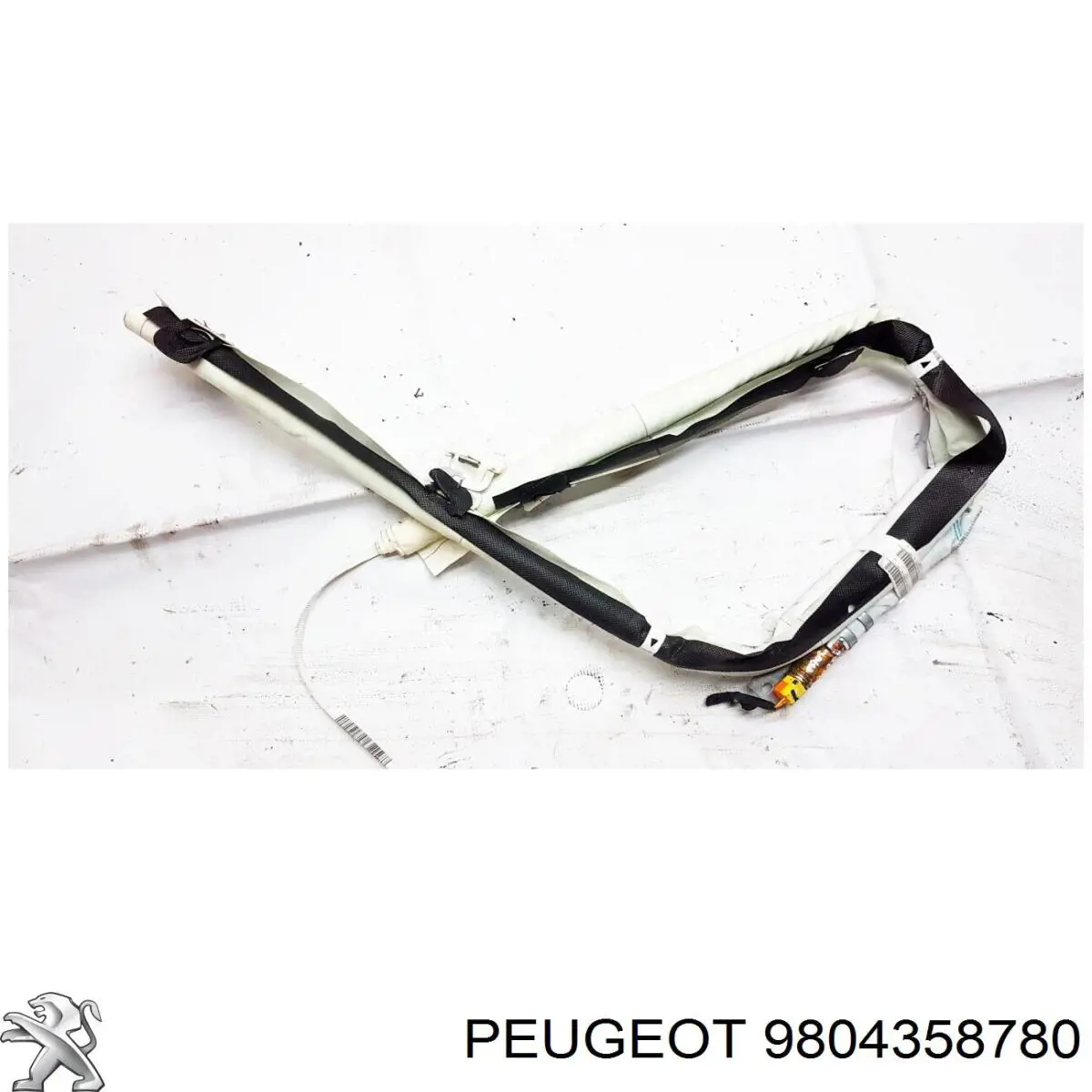 Compre 9804358780 Peugeot/Citroen Cinto de segurança (AIRBAG) de estore lateral direito
