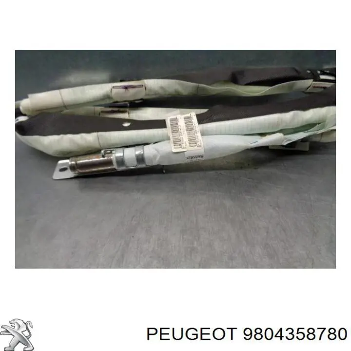 9804358780 Peugeot/Citroen Cinto de segurança (AIRBAG) de estore lateral direito