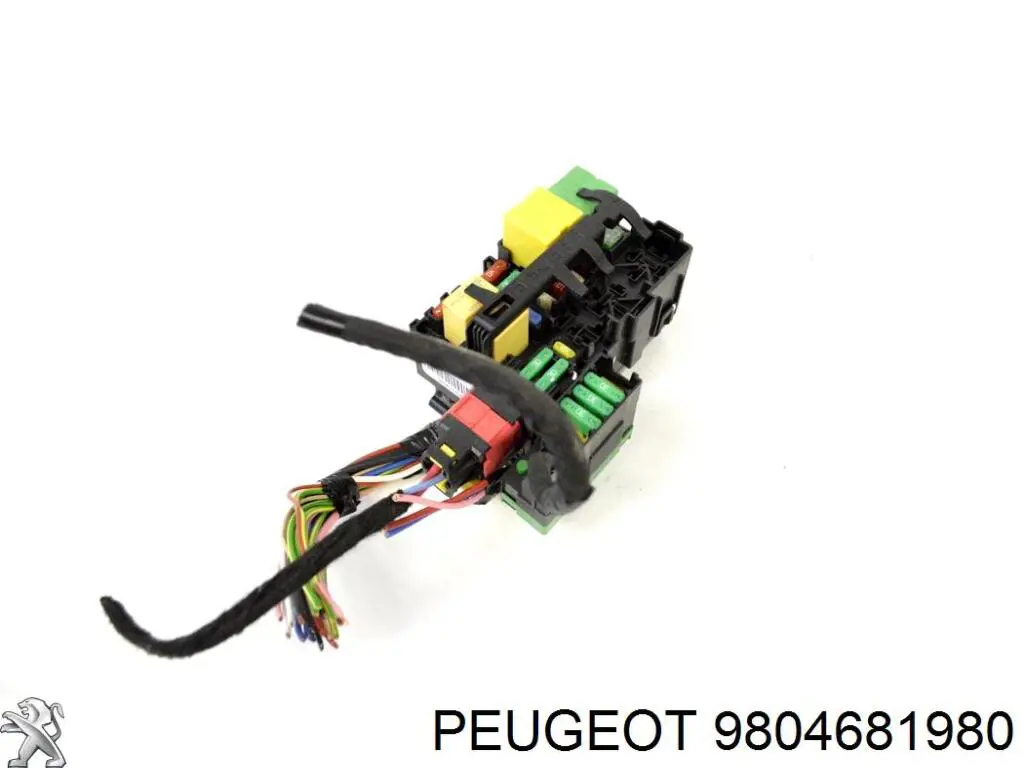 9804681980 Peugeot/Citroen Caixa de unidade de dispositivos de segurança