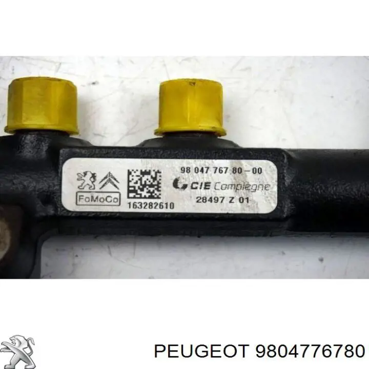 9804776780 Peugeot/Citroen Distribuidor de combustível (rampa)