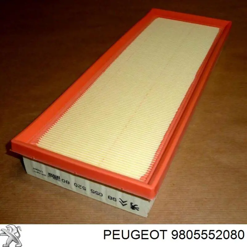 9805552080 Peugeot/Citroen Filtro de ar