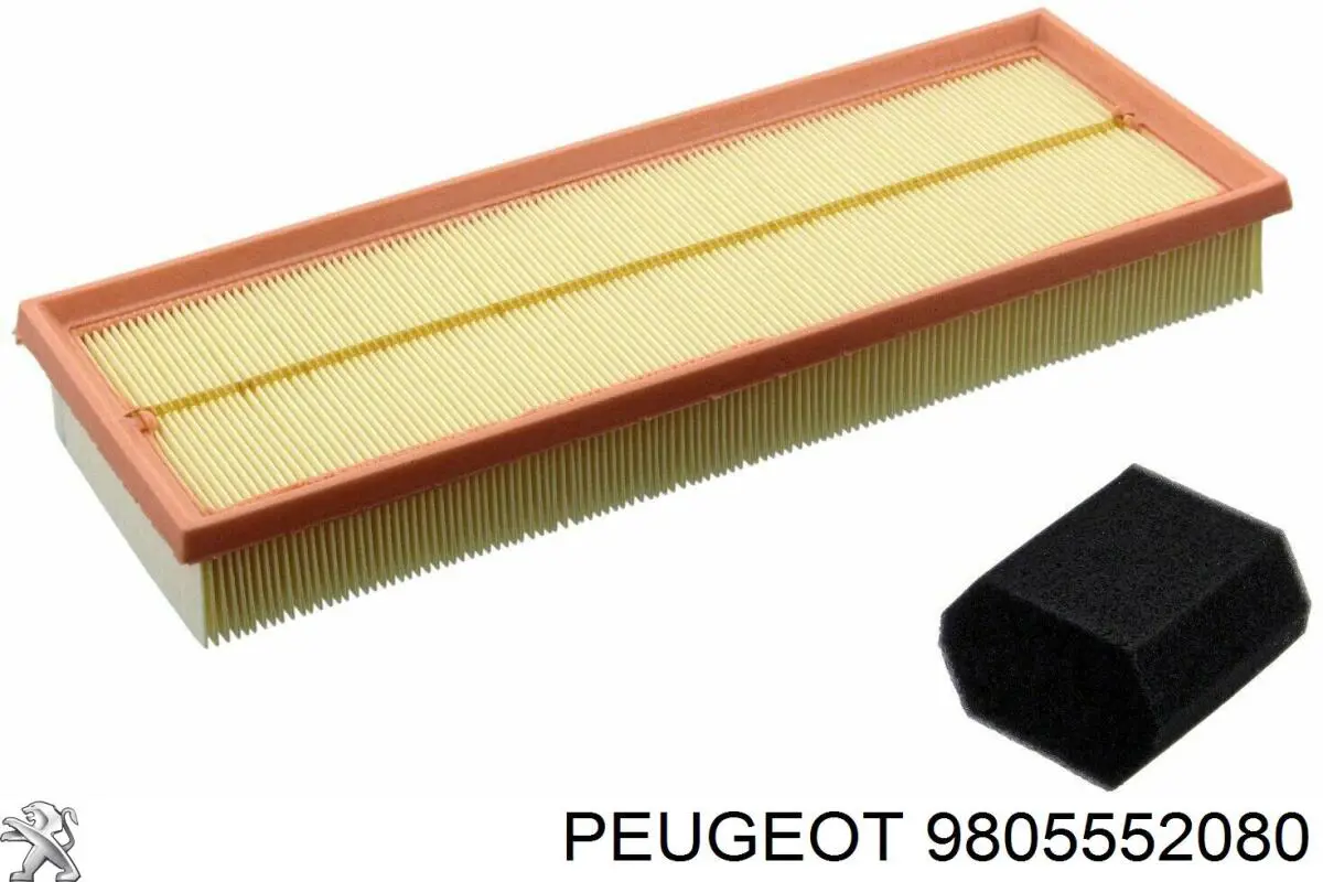Compre 9805552080 Peugeot/Citroen Filtro de ar