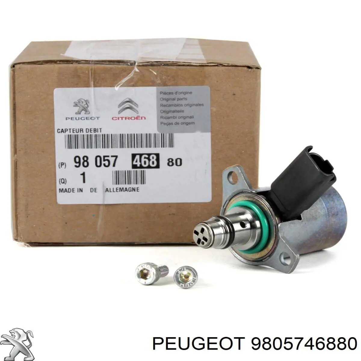 Compre 9805746880 Peugeot/Citroen Válvula de regulação de pressão (válvula de redução da Bomba de Combustível de Pressão Alta) Common-Rail-System