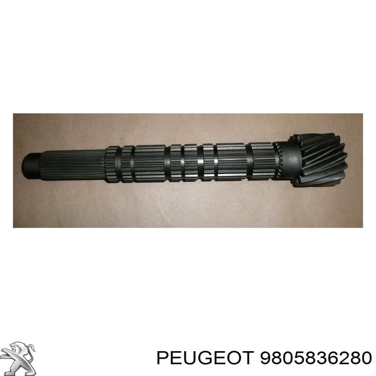 9805836280 Peugeot/Citroen Eixo primário da caixa de câmbio