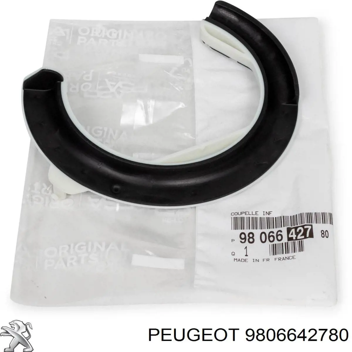 3637412 Peugeot/Citroen Espaçador (anel de borracha) da mola dianteira inferior