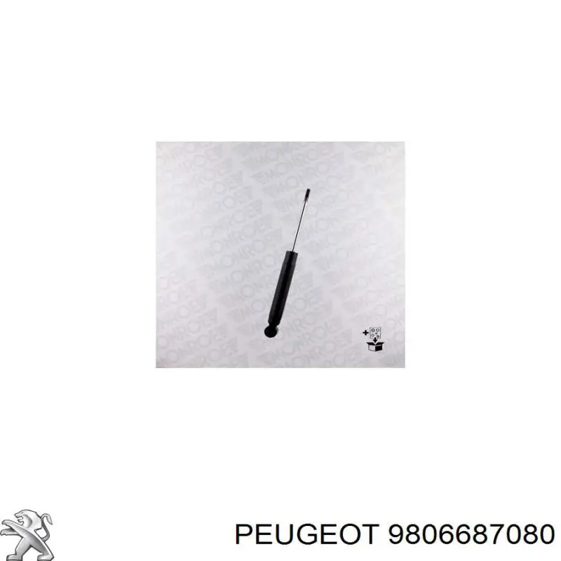 Amortecedor traseiro Peugeot/Citroen 9817349680