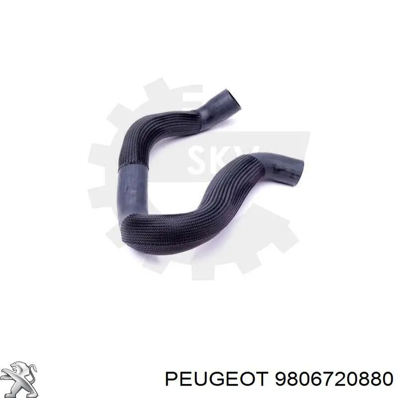 9806720880 Peugeot/Citroen Mangueira (cano derivado) de intercooler
