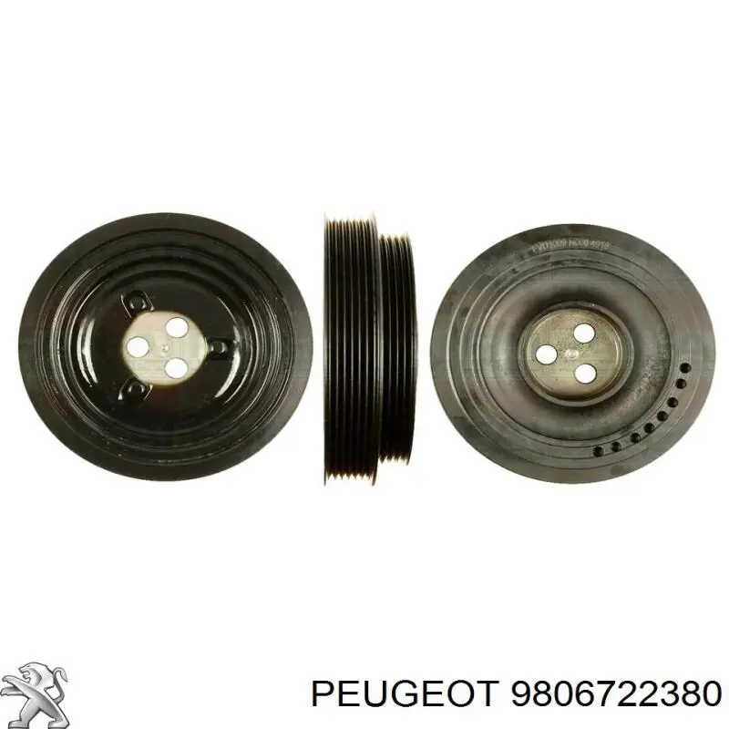 9806722380 Peugeot/Citroen Polia de cambota
