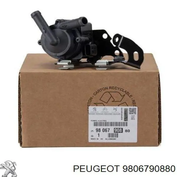 Bomba de água (bomba) de esfriamento, adicional elétrica Peugeot/Citroen 9806790880 preço, a partir de 117,48 USD
