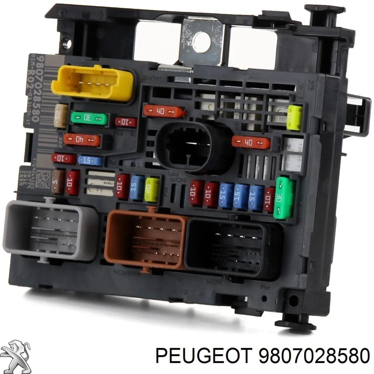 9807028580 Peugeot/Citroen Unidade de dispositivos de segurança