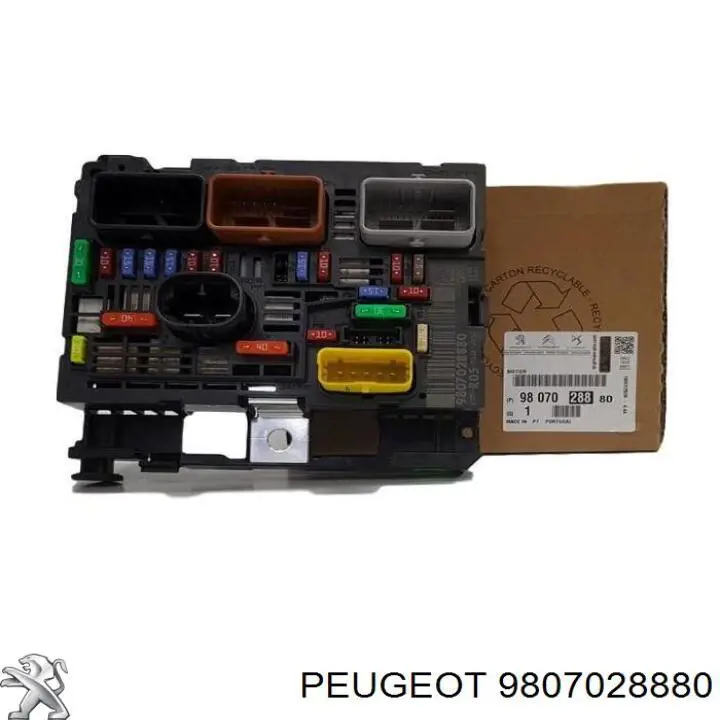  Unidade de dispositivos de segurança Citroen Berlingo сaixa (K9) (2018 - 2026) 