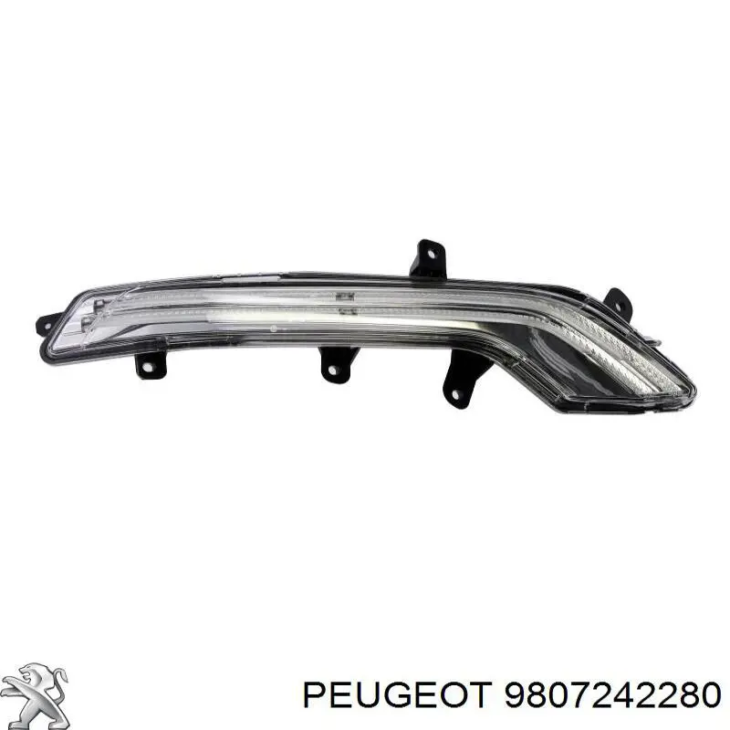 Luzes máximas direitas Peugeot/Citroen 9807242280