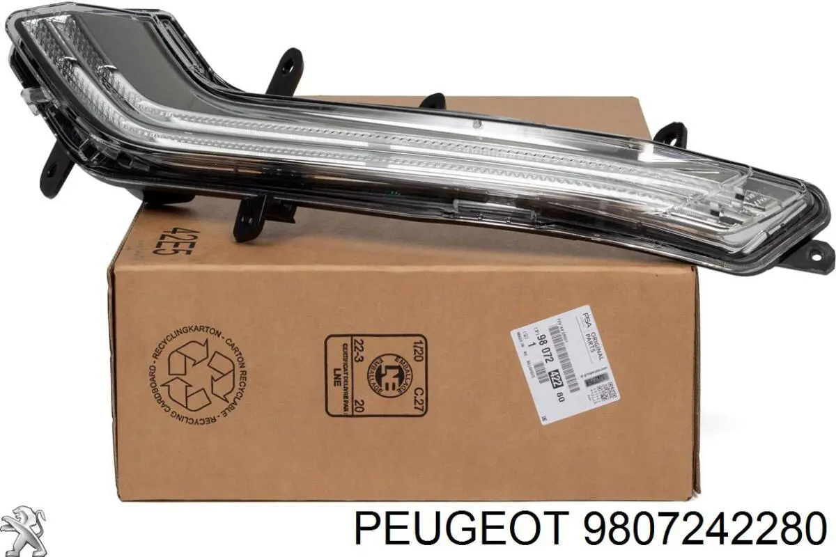 9807242280 Peugeot/Citroen Luzes máximas direitas