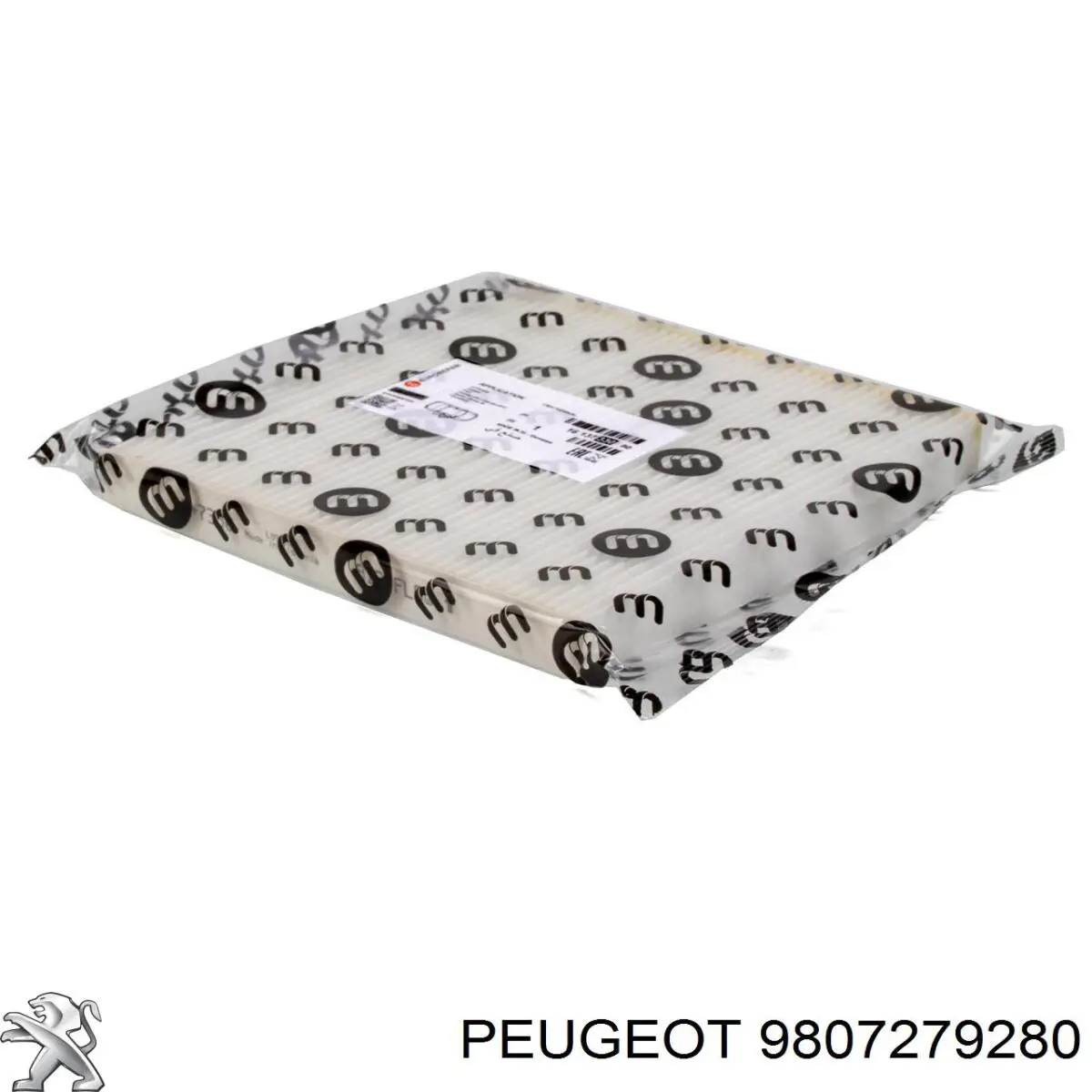 Vedante dianteiro de filtro de partículas diesel 9807279280 Peugeot/Citroen