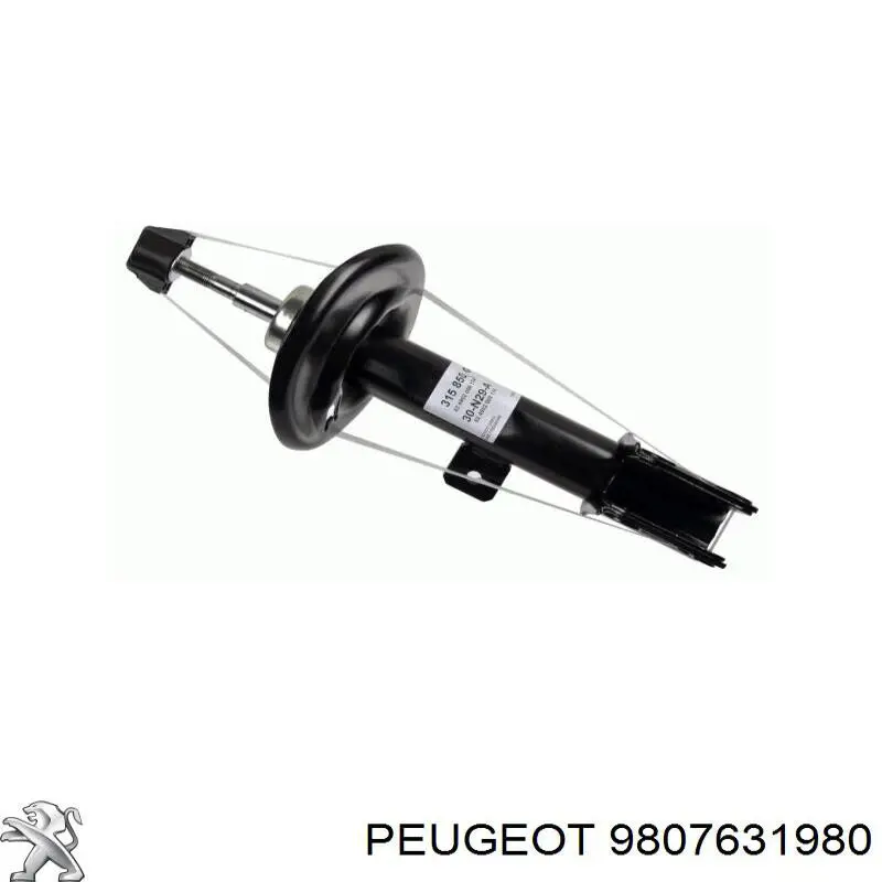 9807631980 Peugeot/Citroen Amortecedor dianteiro esquerdo